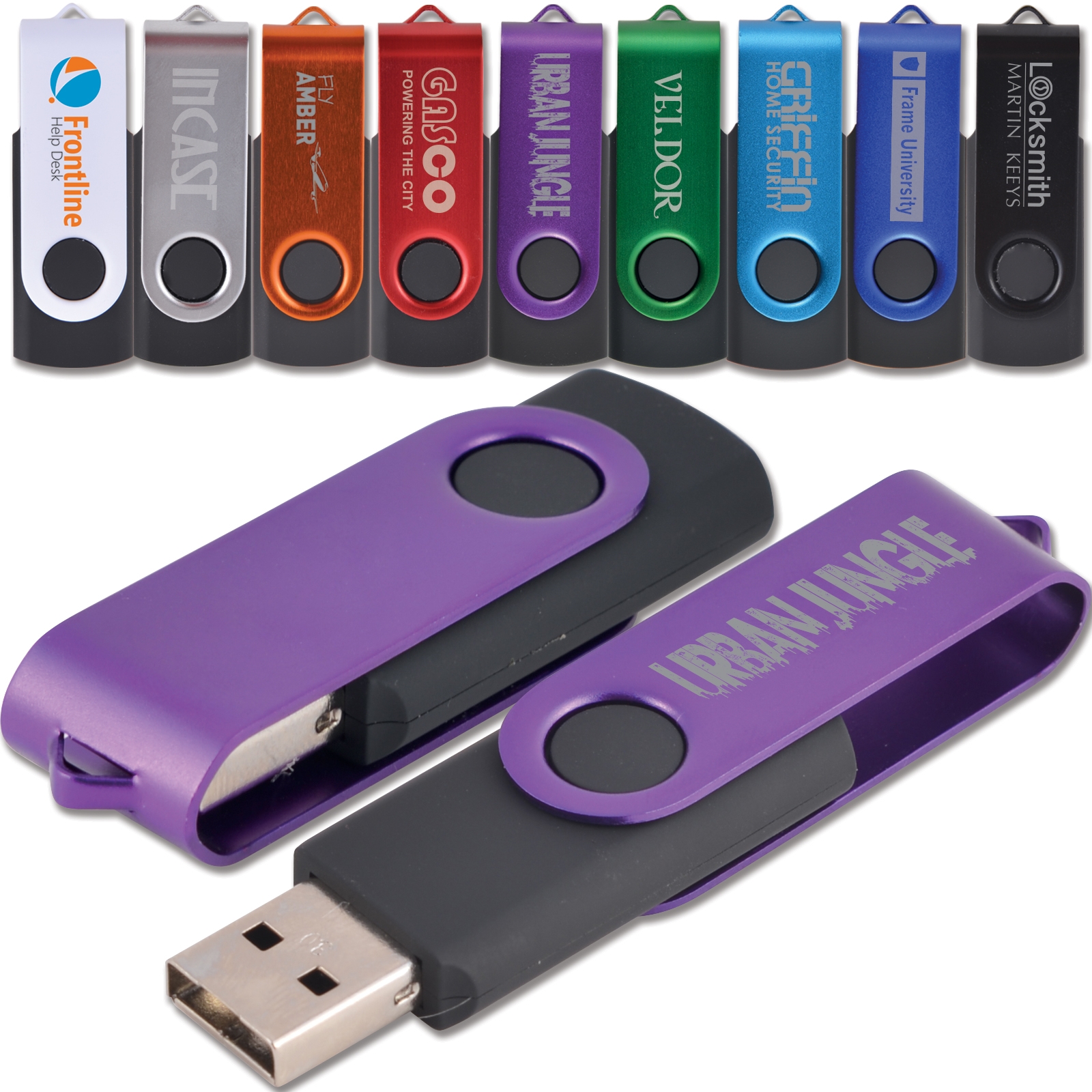 Swivel USB Flash Drive Modern Promotions