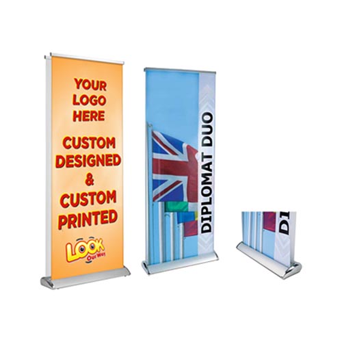 Double Sided Pull Up Banner (85 x 200cm) - Modern Promotions